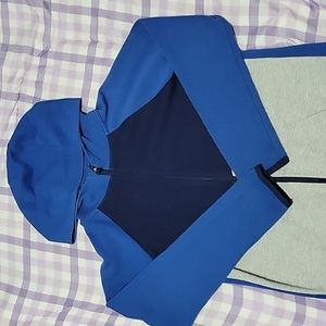 Blue & Grey Boy's Xersion Zipper hoodie